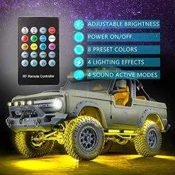 Coupon ???? Car Underglow Lights,Smart Exterior Car Lights ,16 Million Colors Music Mode Neon Accent Lights Strip Kit,Waterproof Underglow Kit For Car With APP & RF Remote Control ,DC 12V ???? -Govee-shop 61UpVZbd2OL