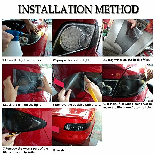 Buy ???? 1797 Car Light Tint Film Headlight Fog Light Taillight Yellow Tinted Vinyl Tail Back Color Sticker Self Adhesive Shiny Chameleon Accessories Parts 48 Inch X12 Inch 1pc ???? 7 Buy ???? 1797 Car Light Tint Film Headlight Fog Light Taillight Yellow Tinted Vinyl Tail Back Color Sticker Self Adhesive Shiny Chameleon Accessories Parts 48 Inch X12 Inch 1pc ???? - Image 5