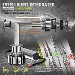 Deals ???? H1 LED Headlight Bulbs, CAR ROVER 300% Brighter 10000 Lumens 6000K Conversion Kit (Pack Of 2) ???? -Govee-shop 61WQ3COqxlS