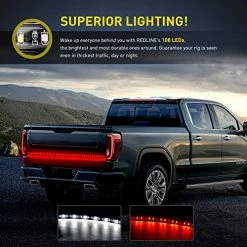 Outlet ???? 60" Truck Tailgate Light Bar 108 LED Single Row Tailgate Light Strip With Red Running Brake Lights Turn Signal White Reverse Light, 2 Years Warranty ❤️ -Govee-shop 61a2jkI1smL