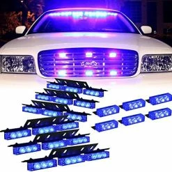 Best Sale ✨ Red White 54X LED Flashing Emergency Warning Light For Dash Visor Deck Grille - Interior Strobe Lights For Volunteer Firefighter Vehicles Amber/white ???? -Govee-shop 61gkuVBbtxL. AC