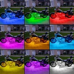 Cheapest ???? 8PCS Motorcycle RGB Led Light Kit Waterproof Multi-Color Atmosphere Lights Lamp With 4Key RF Wireless Remote For Harley Davidson Honda Kawasaki Suzuki, 2 Years Warranty (TL-42) ???? 11 Cheapest ???? 8PCS Motorcycle RGB Led Light Kit Waterproof Multi-Color Atmosphere Lights Lamp With 4Key RF Wireless Remote For Harley Davidson Honda Kawasaki Suzuki, 2 Years Warranty (TL-42) ???? -Govee-shop 61oDuZAMgTL