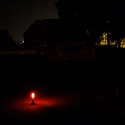 Buy ???? 2 LED Emergency Road Flares Red Roadside Beacon Safety Strobe Light Warning Signal Alert Magnetic Base And Upright Stand In Solid Storage Case For Car Marine Vehicles Trucks ???? -Govee-shop 918NrAw54OL